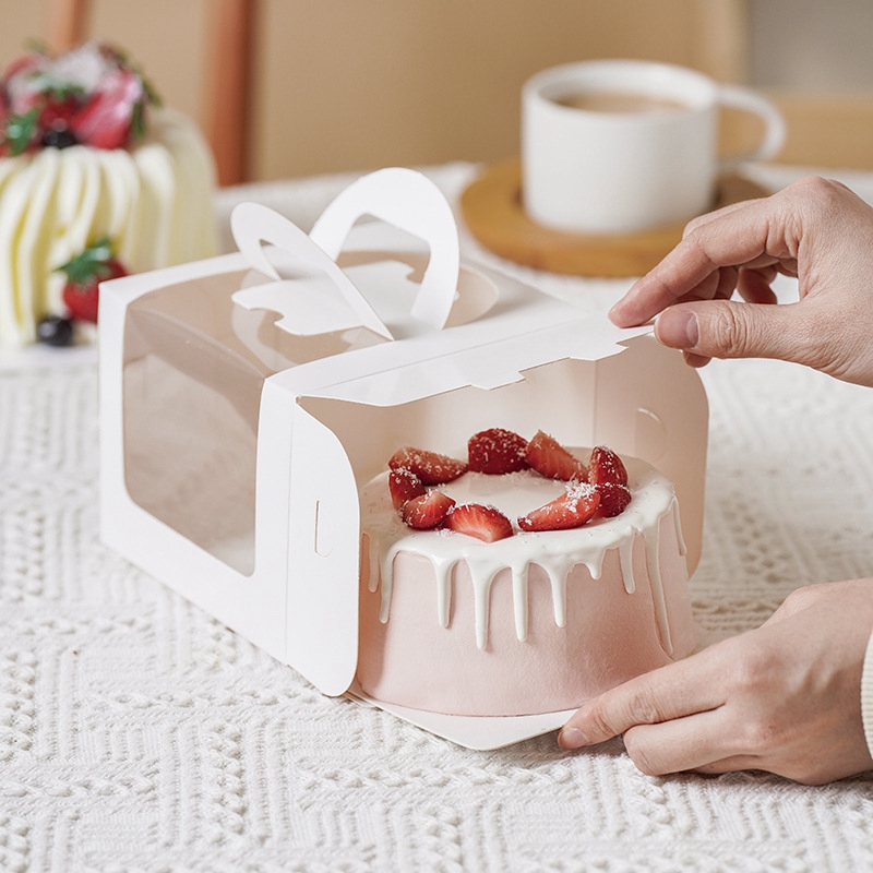 Wedding Supply.Box - 10Pcs Cake Box with Clear Window