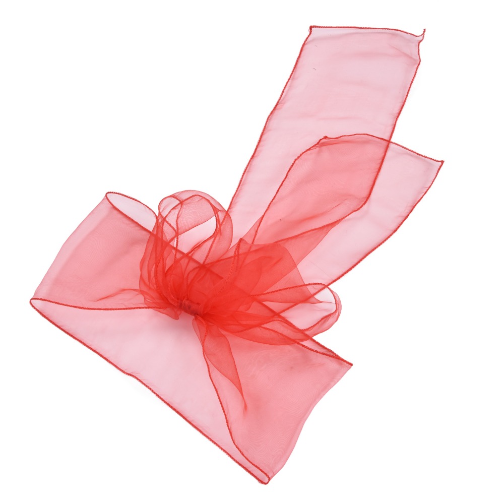 10Pcs Blue, red, yellow, purpl - Chair Sash Organza review and price