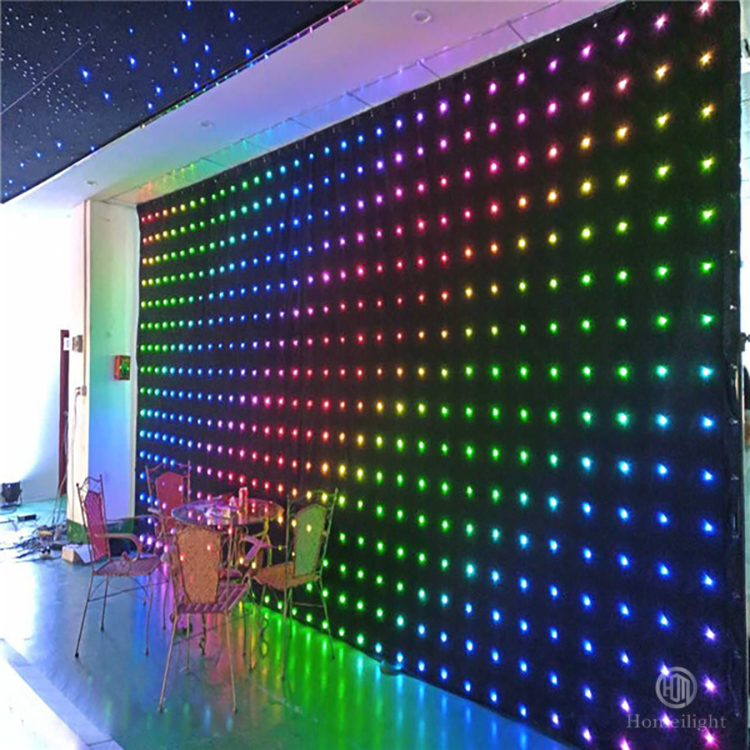 P10cm 4*6m Led Video Curtain F - Wedding Backdrop Curtain review and price