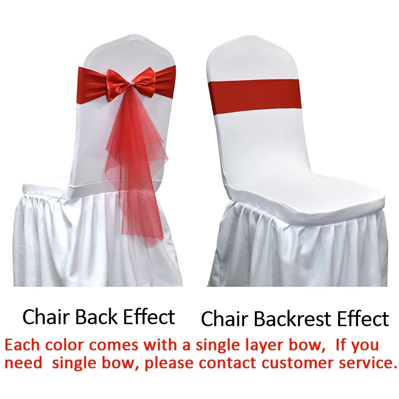 10 50pcs Spandex Chair Sashes  - Chair Sash Organza review and price