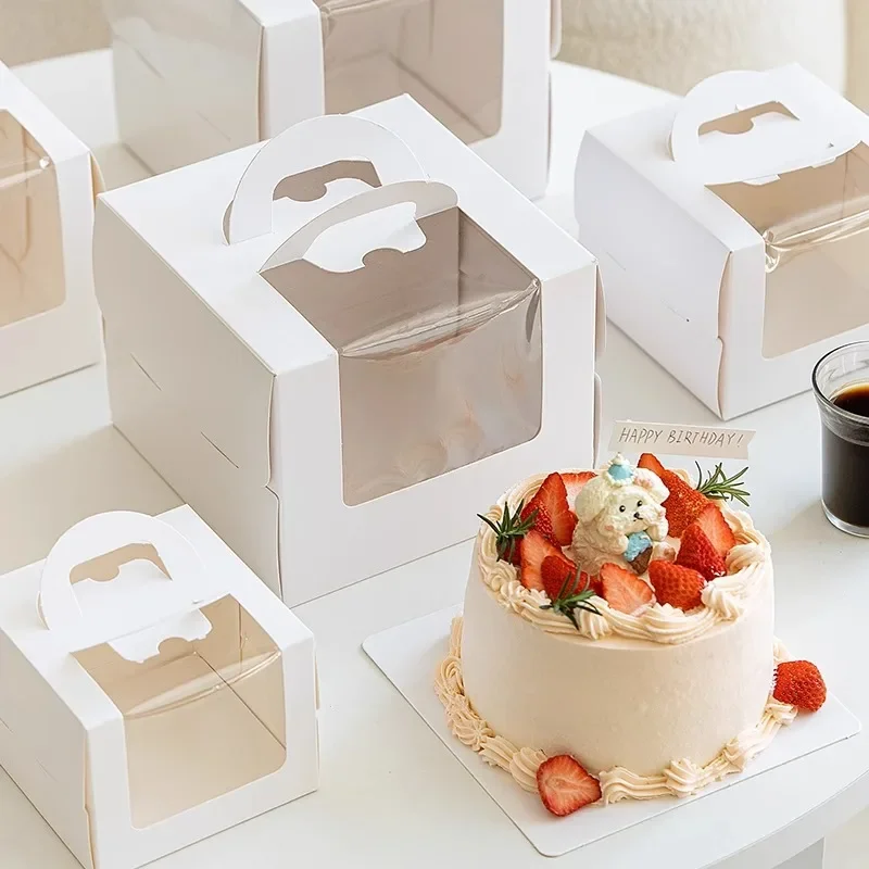 10pcs White Cake Box with Hand - Wedding Supply.Box review and price