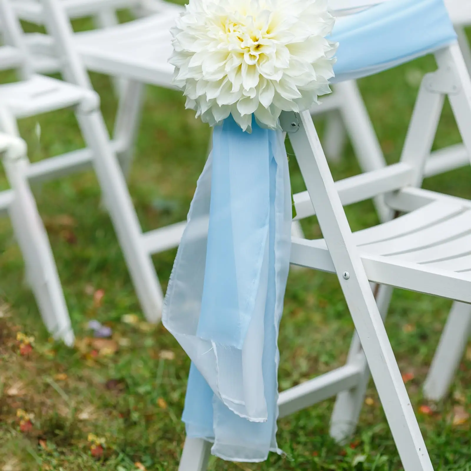10/50/100PCS 17x275cm Organza  - Chair Sash Organza review and price