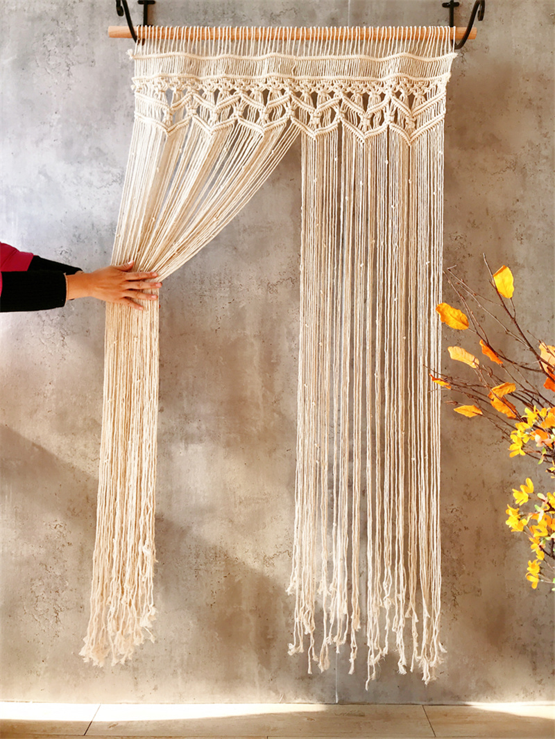 Hand-woven Bohemia Macrame Cot - Wedding Backdrop Curtain review and price