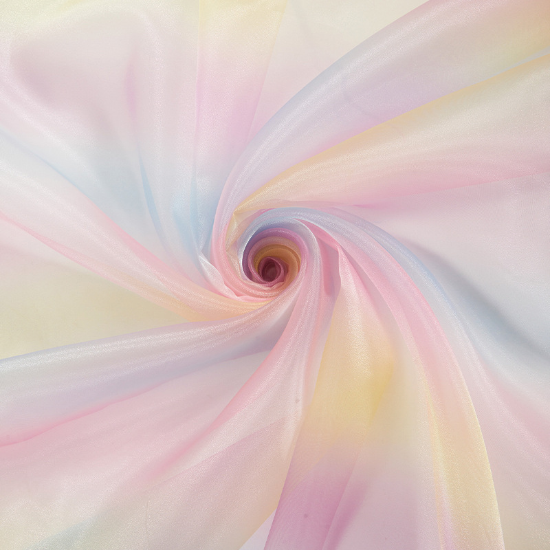 Dreamy Rainbow Gradient Organz - Wedding Backdrop Curtain review and price