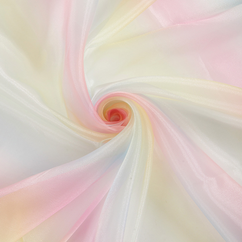 Dreamy Rainbow Gradient Organz - Wedding Backdrop Curtain review and price
