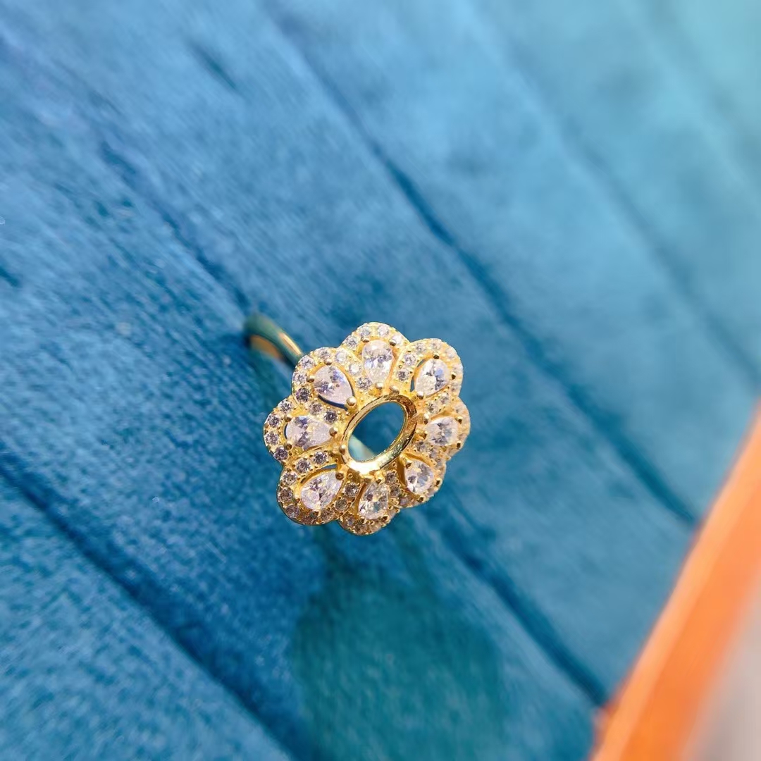18K Gold Plated Silver Ring Se - Supplier Wedding review and price
