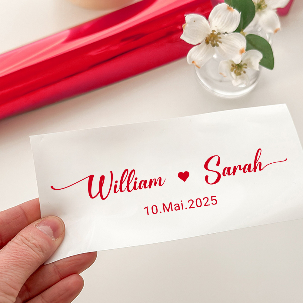 Custom Name Decals for Wedding - Wedding Supply.Box review and price