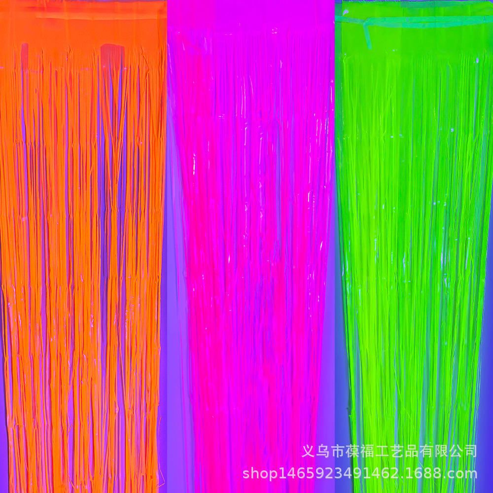 Multi-Color Glow in the Dark F - Wedding Backdrop Curtain review and price