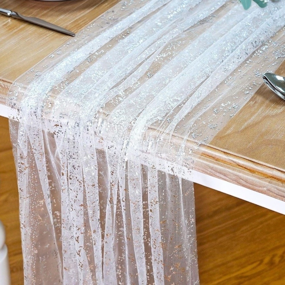 Decorative Metallic Foil Table - Table Runner Sequin review and price