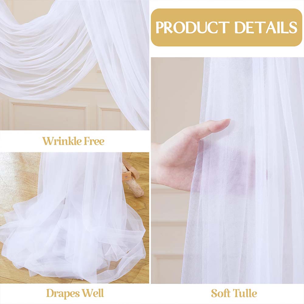 6 Pack Wedding Ceiling Drapes  - Wedding Backdrop Curtain review and price
