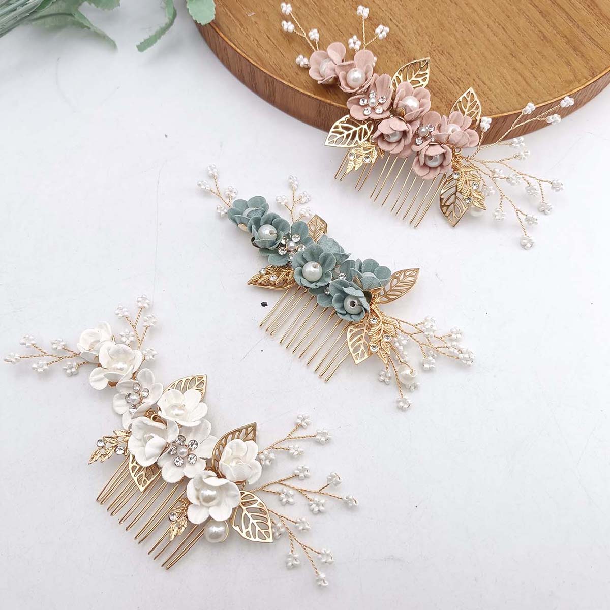 Crystal Pearl Hair Comb Clip P - Wedding Supply Store review and price
